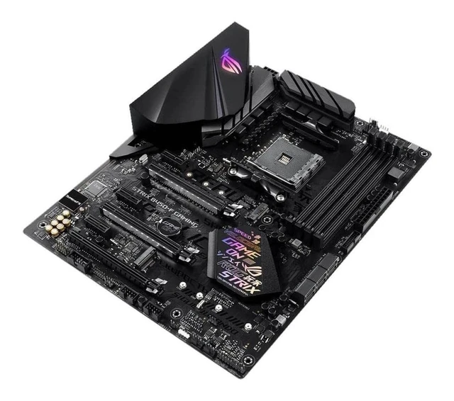 Alt view image 5 of 5 - Asus ROG Strix B450-F Gaming Motherboard (ATX) AMD Ryzen 2 AM4 DDR4 DP HDMI M.2 USB 3.1 Gen2 B450
