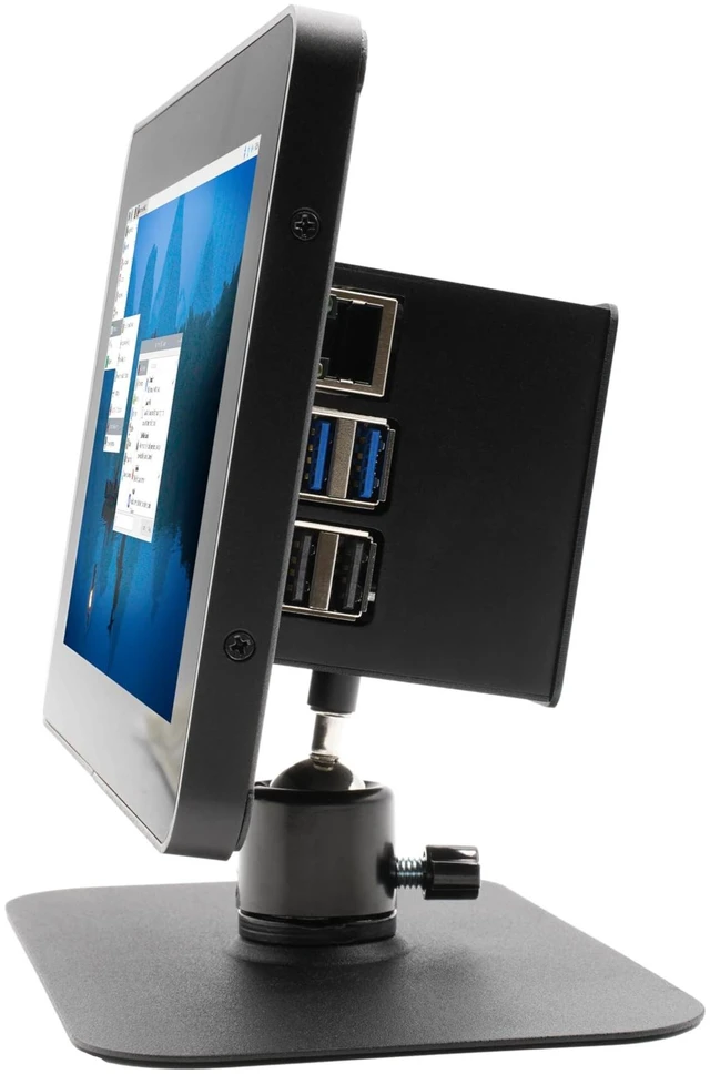 Main image of KKSB Display Stand for Raspberry Pi 5 Touch Display 2 with Case for HATs