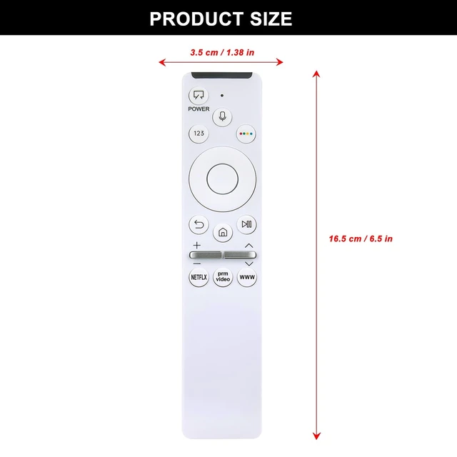 Alt view image 3 of 5 - BN59-01330M Voice Remote Replacement for Samsung The Frame QLED 4K Smart TV