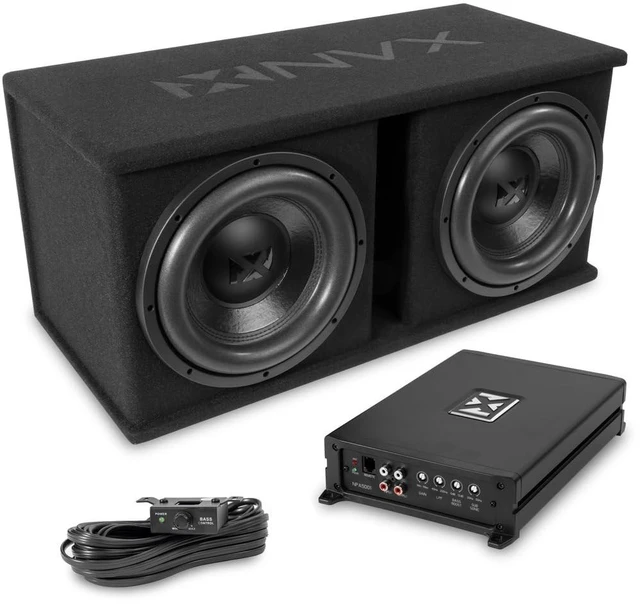 Main image of NVX Loaded Dual 12" Subwoofer 1000W MAX (500W RMS)