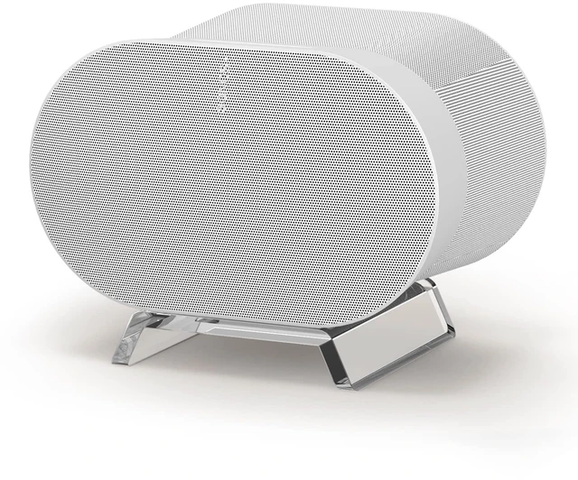 Main image of HeyMoonTong Acrylic Table Stand for Sonos ERA 300 Wireless Speaker - Desktop Decorative Bracket Mounting Accessories for Sonos ERA 300 (Clear, 1-Pack)