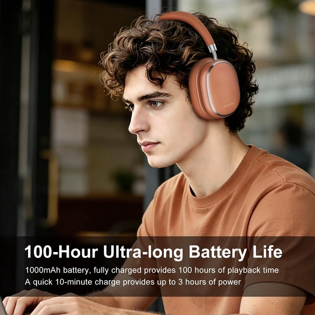 Alt view image 4 of 5 - Srhythm NiceComfort 95 Adaptive Noise Cancelling Headphones Wireless