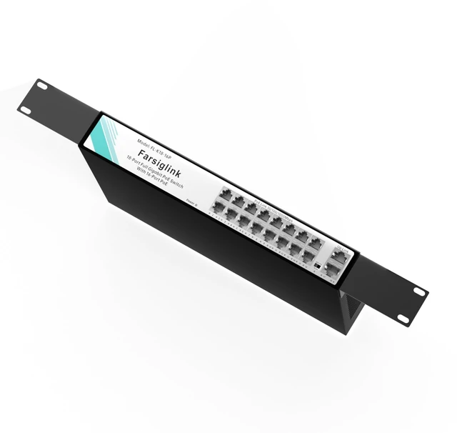 Main image of Farsiglink 16 Port Gigabit PoE Switch, 16 Ports PoE+@280W + 2 Uplink
