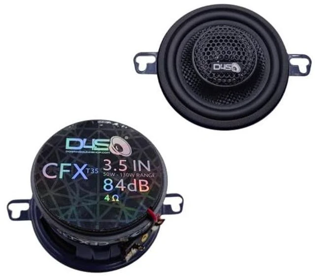 Main image of Down4Sound CFXt35 3.5 Inch Car Audio Speakers 130W RMS Pair