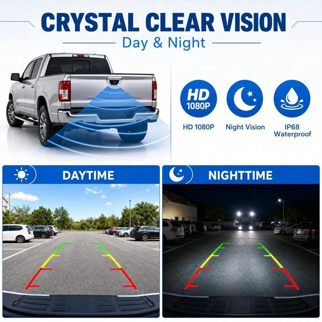 Alt view image 3 of 5 - No. EP5Z-19G490-A Rear View Backup Reverse Parking Camera/Rear View Camera