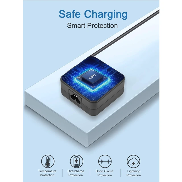 Alt view image 4 of 5 - 65W Charger for Asus Vivobook 15 16 F1504 F1605 Go 14 15 OLED E1404 E1504