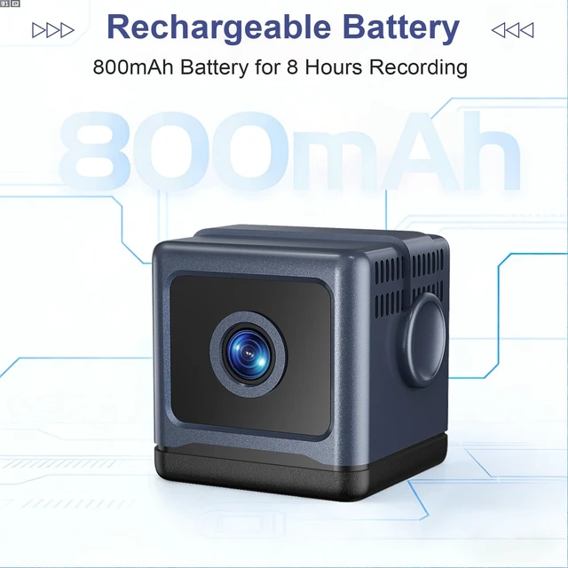 Alt view image 3 of 5 - KDNRHE WiFi Security Camera, Pet Camera, Mini Hidden Spy Cam, Plug in Cam
