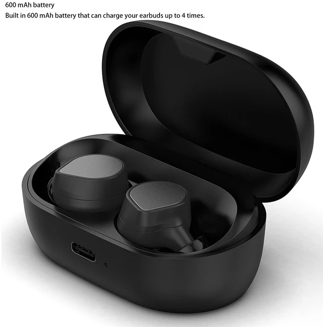 Alt view image 4 of 5 - Diyeeni Replacement Earbud Charging Case for 7 Pro, 7 Active 600mAh USB C Charging Box with LED Indicator Light, Black, Compatible Wired Charging Case