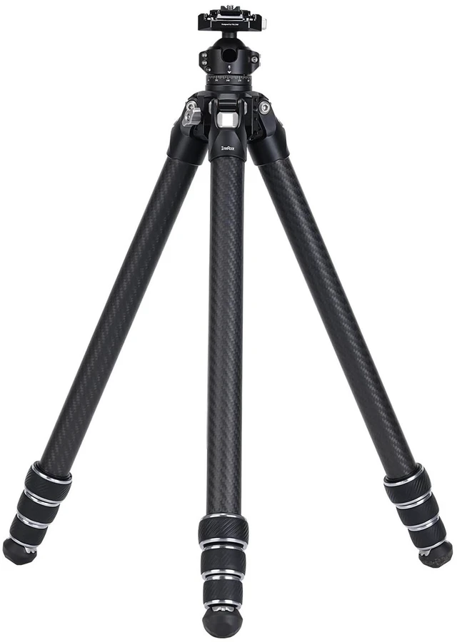 Alt view image 2 of 5 - FALCAM TreeRoot 61" Carbon Fiber Small Travel Tripod Kit C141K-301, 4-Section Round Tube Legs, Quick Lock Tripod with Ballhead-T00A4903