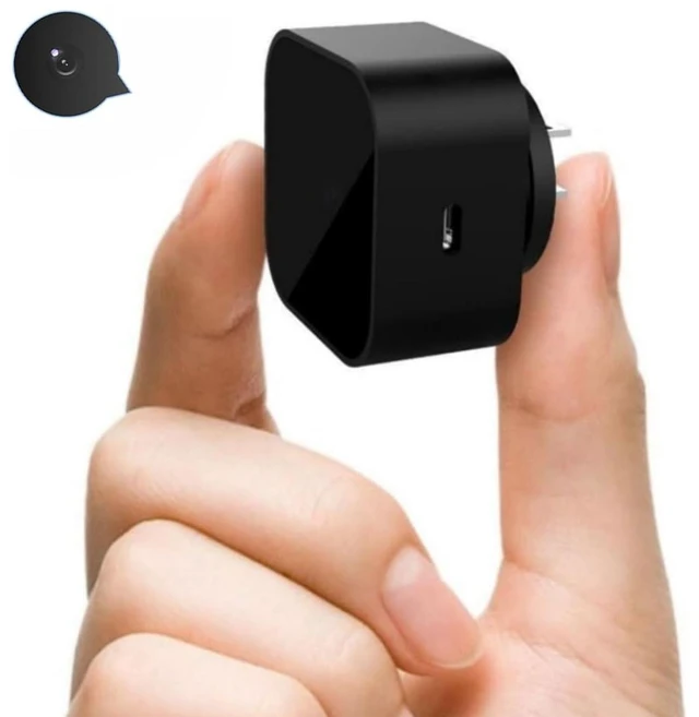 Main image of LIZVIE Wireless Hidden Camera Charger, Smart USB Charger Camera, Home Baby Monitor & Nanny Cam with 2.4G WiFi, Motion Detection & Remote View & Night Version