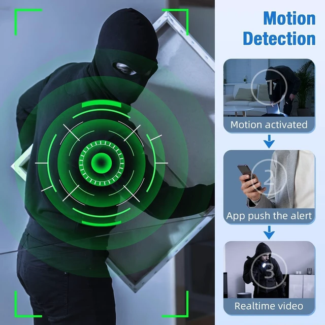 Alt view image 3 of 5 - LIZVIE Wireless Hidden Camera Charger, Smart USB Charger Camera, Home Baby Monitor & Nanny Cam with 2.4G WiFi, Motion Detection & Remote View & Night Version