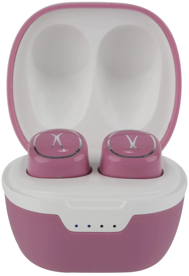 Main image of Altec Lansing NanoPods - Truly Wireless Earbuds with Charging Case, TWS Waterproof Bluetooth Earbuds with Touch Controls for Travel, Sports, Running, Working (Purpley Pink)