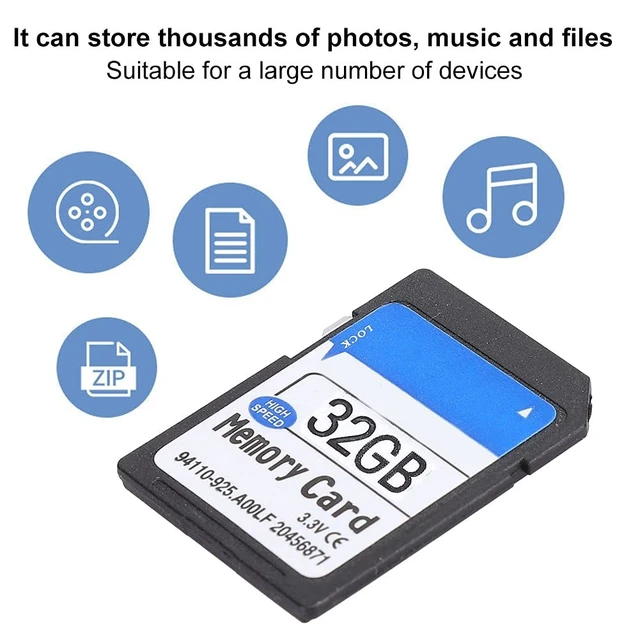 Alt view image 2 of 5 - 32GB 64GB Memory Card with Adapter, 80-100MB/s High Speed TF Card for Camera, MP3, MP4, SLR, Game Console, Tablet, Hi-Speed Read and Write