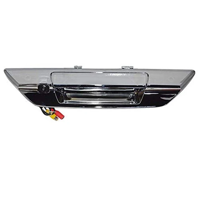 Alt view image 4 of 5 - Car Rear View Trunk Handle Parking Reverse Backup Camera HD Waterproof for Toyota Hilux 8 MK8 Pickup Truck Masters OX AN120 AN130 Revo Recco/Invincible 50 2015-2019(with 4.3-inch Rearview Mirror)