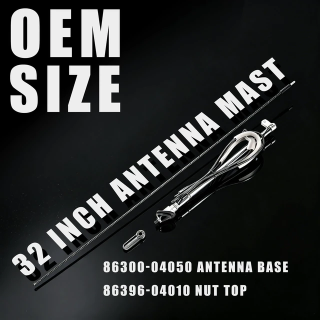 Alt view image 2 of 5 - 86300-04050 Manual Antenna Kit for 1995-2004 Toyota Tacoma, 32 in