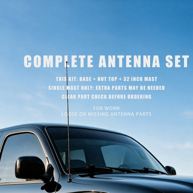 Alt view image 5 of 5 - 86300-04050 Manual Antenna Kit for 1995-2004 Toyota Tacoma, 32 in