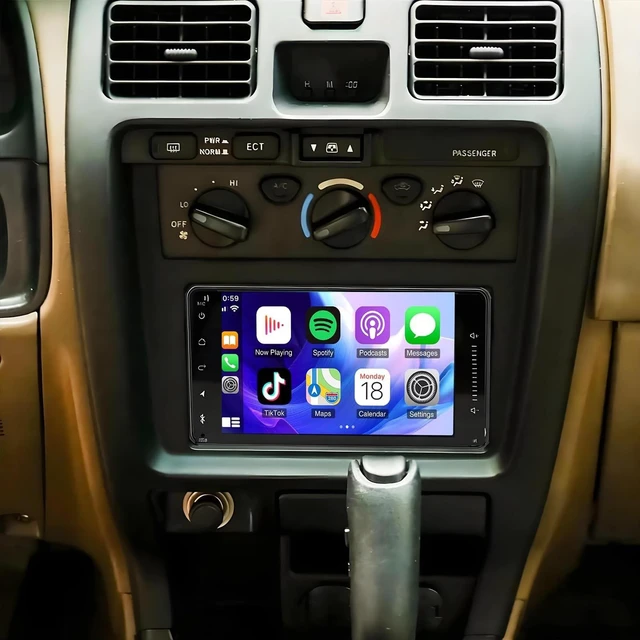 Main image of Double Din Car Stereo Upgrade Radio for Toyota 4runner 1996-2002, 7" Touchscreen with Wireless Carplay Android Auto GPS WiFi Bluetooth RDS DSP SWC Mirrorlink Mic Backup Camera-4+64G