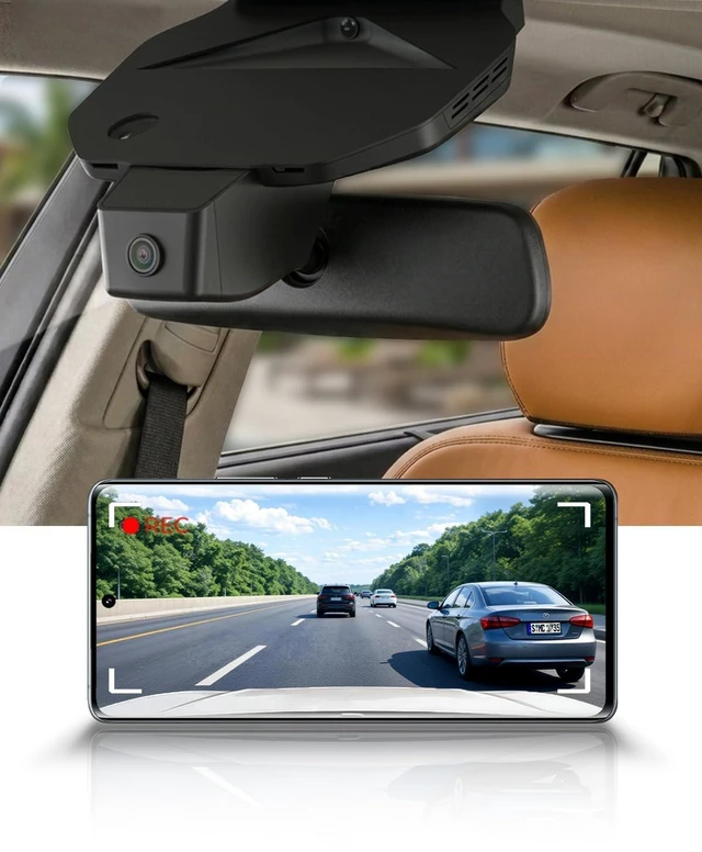 Main image of Fitcamx 4K Dash Cam for 2026 Jeep Cherokee 2026 & Grand Cherokee L (HD2-D9200), OEM Factory Look, UHD 2160P Video, Built-in WiFi & APP, Loop Recording, G-Sensor, Plug & Play, 64GB Card