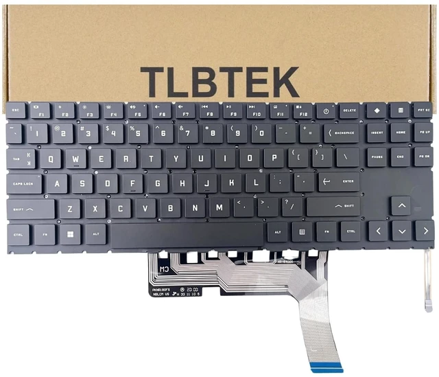 Main image of TLBTEK Backlight Keyboard Replacement Compatible with HP Omen 15-EN 15-EK 15Z-EN 15T-EK 16-B 16-C 16-N 16-K 16-WD 16-WF 16-U 15-EK0019NR 15-EN 15-EN0010CA 15-EN0013DX 15-EN0023DX Series Laptop