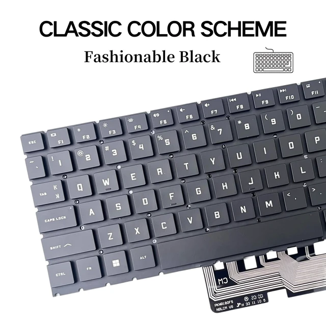 Alt view image 3 of 5 - TLBTEK Backlight Keyboard Replacement Compatible with HP Omen 15-EN 15-EK 15Z-EN 15T-EK 16-B 16-C 16-N 16-K 16-WD 16-WF 16-U 15-EK0019NR 15-EN 15-EN0010CA 15-EN0013DX 15-EN0023DX Series Laptop