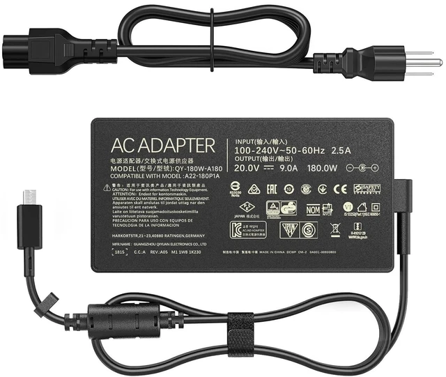 Main image of LIFKAHY 180W Laptop Charger Compatible with ASUS ROG Zephyrus G14 2024 GA403UI GA403UV, TUF Gaming A14 FA401WV, ProArt PX13 HN7306WV, 20V 9A Rectangle Conn Power Supply Adapter Cord