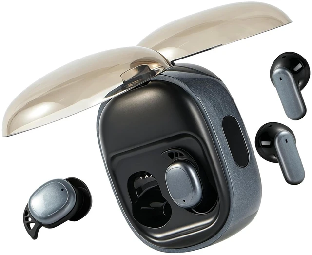 Main image of FEFURS 2in1 Wireless Earbuds, Bluetooth 6.0, Small Noise Canceling Ear Buds with in Ear Design, Light Weight Semi in Ear Earbuds for Travel/Work/Relax
