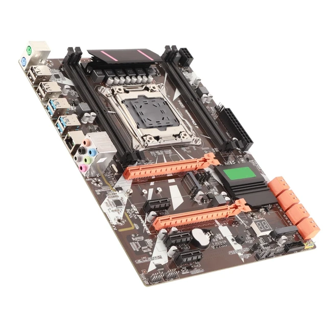 Alt view image 4 of 5 - SUNGOOYUE DDR4 Motherboard, X99 Chipset LGA 2011 3 Socket with 8 and NVME M.2 Interface, for E5 V3/V4 and i7 58xx/68xx Series CPU