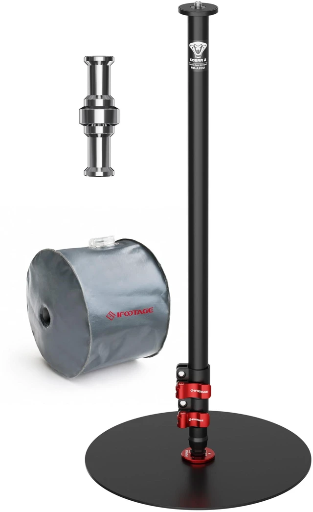 Main image of IFOOTAGE Cobra RB-A300 with Water Bag, Round Base Monopod, Professional Camera Aluminium Monopod with Quick Adjustment Height Buckle, Enhanced Stability Weight Bag for DSLR Cameras(59.44Inc)
