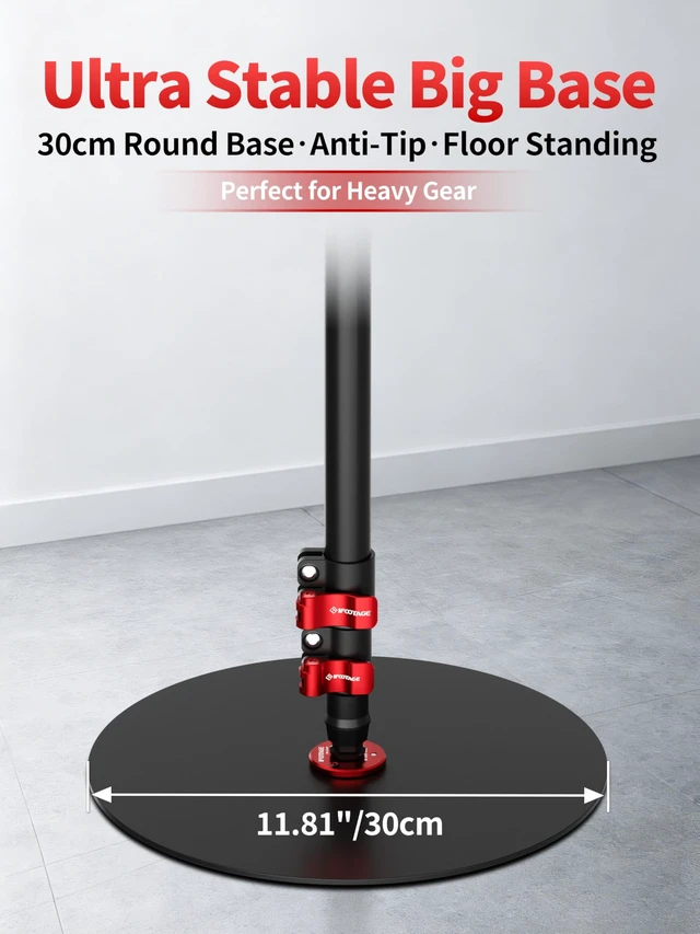 Alt view image 5 of 5 - IFOOTAGE Cobra RB-A300 with Water Bag, Round Base Monopod, Professional Camera Aluminium Monopod with Quick Adjustment Height Buckle, Enhanced Stability Weight Bag for DSLR Cameras(59.44Inc)