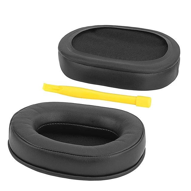 Alt view image 3 of 5 - Geekria Earpad and Headband Cover Set Replacement for Sony MDR 1ABT/1RBT/1RNC Headphones, Repair Parts, Easy DIY Installation No Tool Needed (Black)