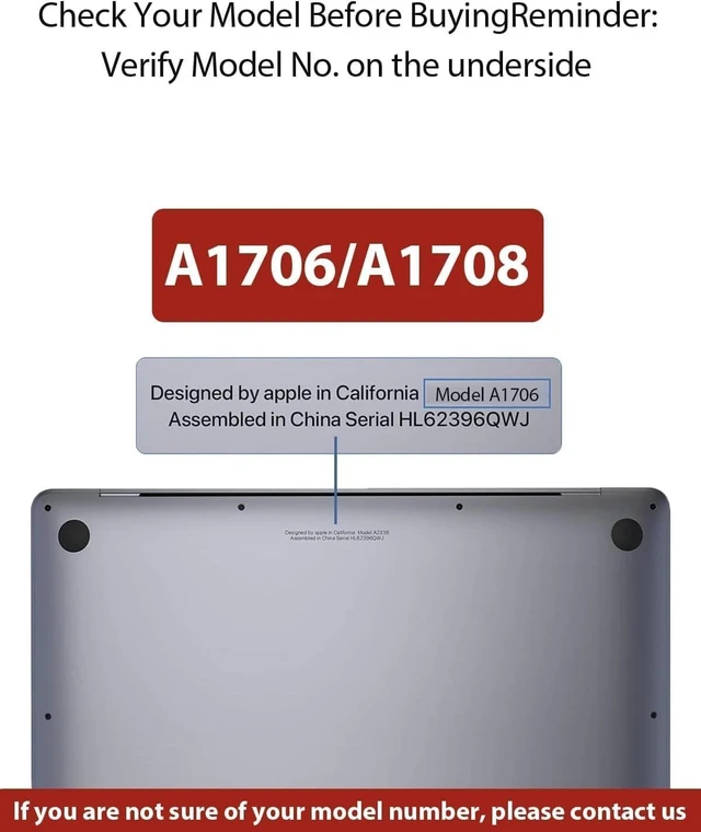 Alt view image 2 of 5 - A1706/A1708 Screen Replacement for MacBook Pro 13.3" 2016/2017 Display-Gray