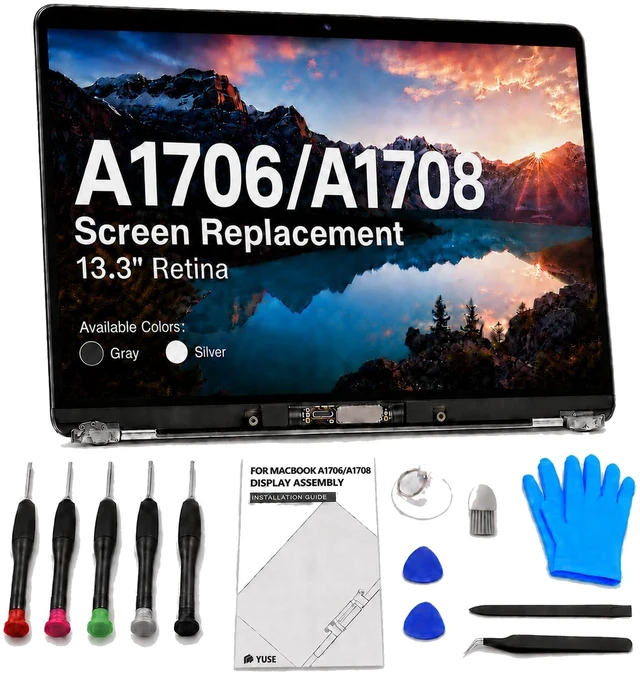Main image of A1706/A1708 Screen Replacement for MacBook Pro 13.3" 2016/2017 Display-Gray