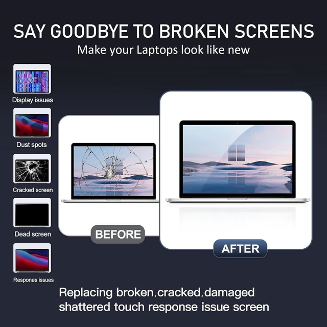 Alt view image 4 of 5 - A1706/A1708 Screen Replacement for MacBook Pro 13.3" 2016/2017 Display-Gray