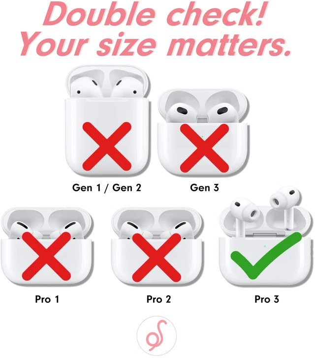 Alt view image 5 of 5 - Sonix x Sanrio AirPods Pro 3 Protective Case - Hard Shell Cover with Luxe Keychain Clip - Compatible with 3rd Generation AirPods Pro ^^ Hello Kitty & Friends Latte Bears