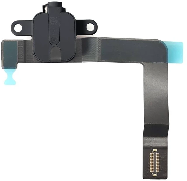 Alt view image 4 of 5 - iPartsleader Audio Board 3.5mm Headphone Jack Connector with Cable 821-04217-A 821-05293-A for MacBook Air 15" A2941 (M2,2023) A3114 (M3,2024) A3241 (M4,2025) (Black)
