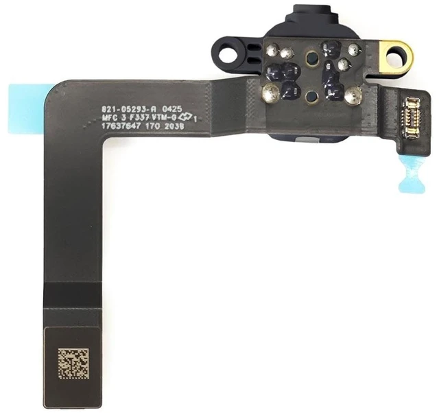 Alt view image 5 of 5 - iPartsleader Audio Board 3.5mm Headphone Jack Connector with Cable 821-04217-A 821-05293-A for MacBook Air 15" A2941 (M2,2023) A3114 (M3,2024) A3241 (M4,2025) (Black)