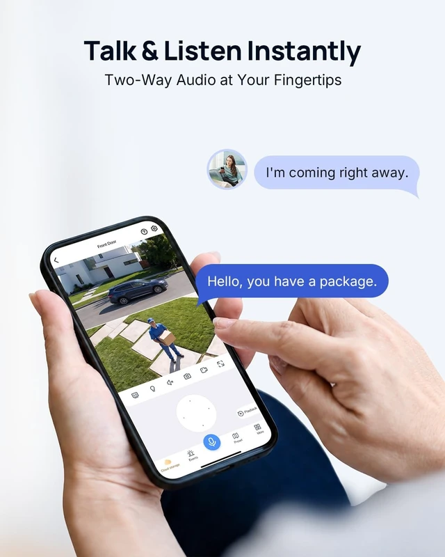 Alt view image 5 of 5 - ANNKE 4MP Dual Lens Wireless Security Camera Outdoor, PT Auto Tracking IP66
