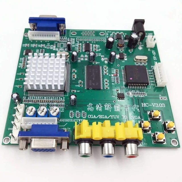 Main image of BLEE Arcade Game RGB CGA EGA YUV to VGA HD Video Converter Board 1 VGA Single Output for CRT LCD PDP Monitor