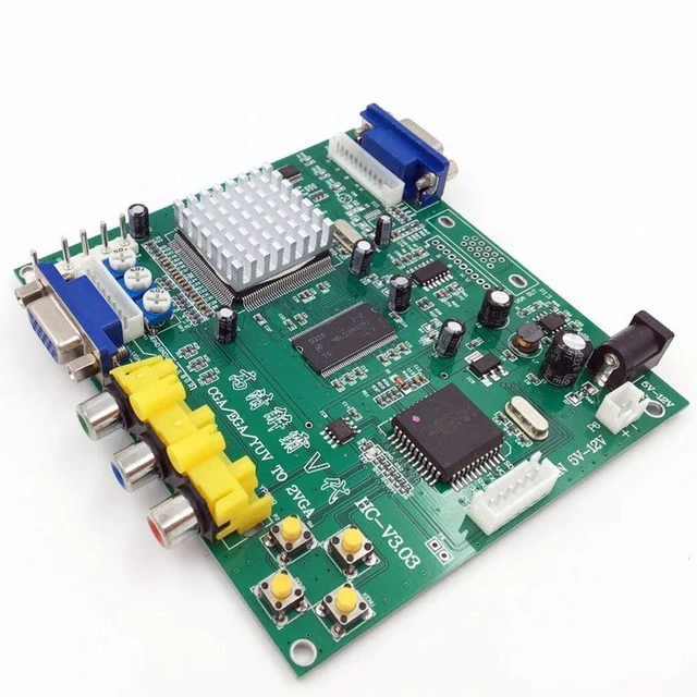 Alt view image 5 of 5 - BLEE Arcade Game RGB CGA EGA YUV to VGA HD Video Converter Board 1 VGA Single Output for CRT LCD PDP Monitor