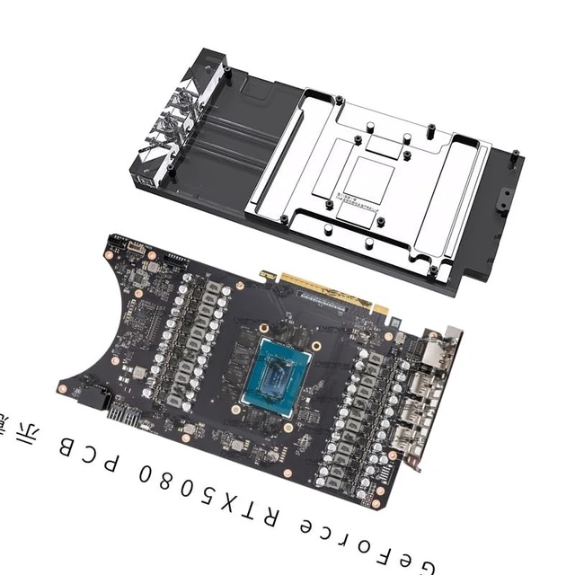 Alt view image 3 of 5 - Copper GPU Water Cooling Block GPU Waterblock for Asus ROG Astral RTX 5080 16 Gaming