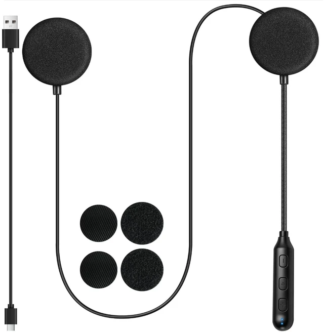 Main image of SAMDO Motorcycle Helmet Bluetooth Headset Speakers Outdoor Sports Hands-Free Headphones Bluetooth 5.3 for Cycling, Skiing, Riding Automatic Answering Voice Assistant Music Player Y1