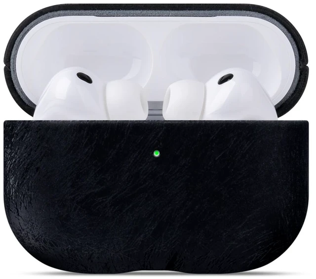 Alt view image 3 of 5 - LOPIE for AirPods Pro 3 Case Cover, Vegan Leather with a Satin-Like Surface