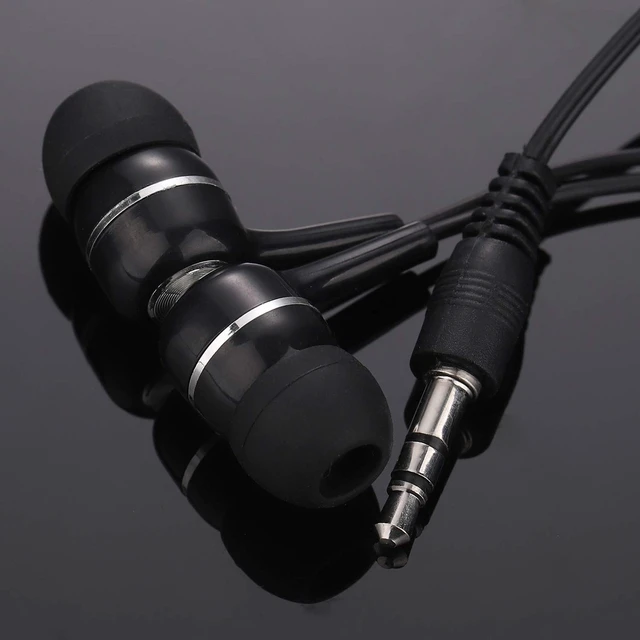 Alt view image 5 of 5 - Yoley Bulk Earbuds Headphones 100 Pack for School Classroom Kids, Wholesale Durable Wired Earphones Class Set to Students Teens and Adult (Black)