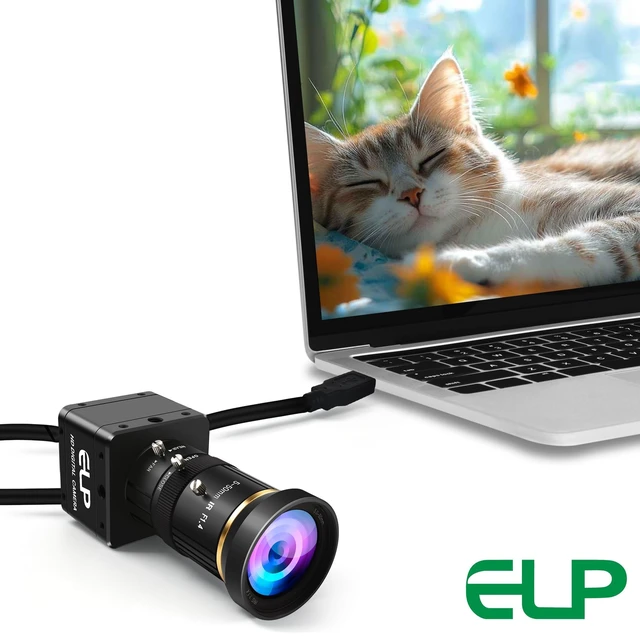 Alt view image 2 of 5 - Global Shutter USB Camera, High Speed 5MP 60FPS Manual Zoom USB3.0 Webcam