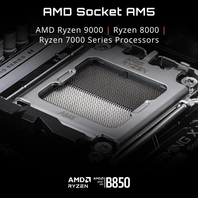 Alt view image 3 of 5 - MICRO CENTER AMD 9800X3D Processor with Gigabyte B850 Gaming Motherboard