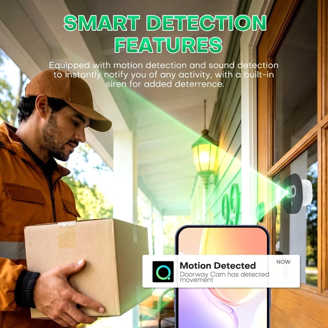 Alt view image 4 of 5 - HomiQ Solar Window Security Camera, Indoor Cam with Rechargeable Battery