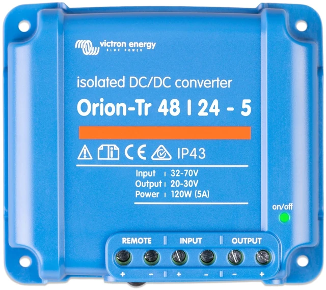 Main image of Victron Energy Orion-Tr DC-DC Converter 48/24V 5A 120W IP43 Isolated