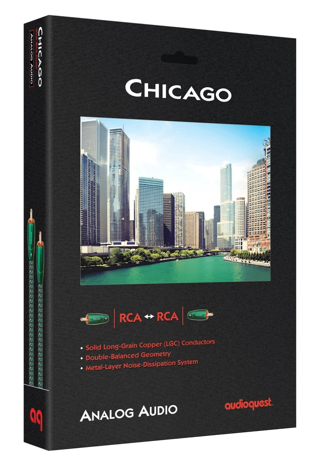 Alt view image 3 of 3 - AudioQuest Chicago RCA-RCA 0.75m
