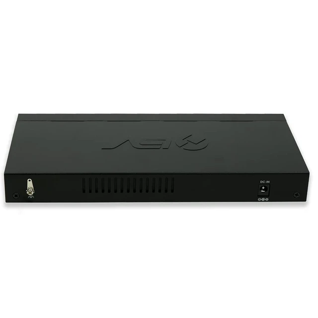 Alt view image 3 of 5 - BV-Tech 8-Port PoE+ Gigabit Switch with 2 Gigabit Uplinks, 96W Total Power, NDAA Compliant, 802.3af/at, 30W per Port