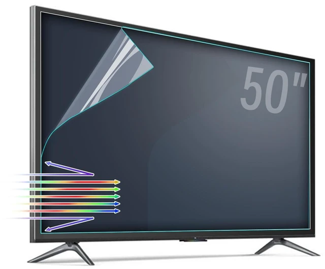 Main image of TYRHMY 50 Inch Anti-Glare TV Screen Protector with Blue Light Filter, Matte Finish for Reducing Glare, Controlling Reflections, and Enhancing TV Viewing Comfort